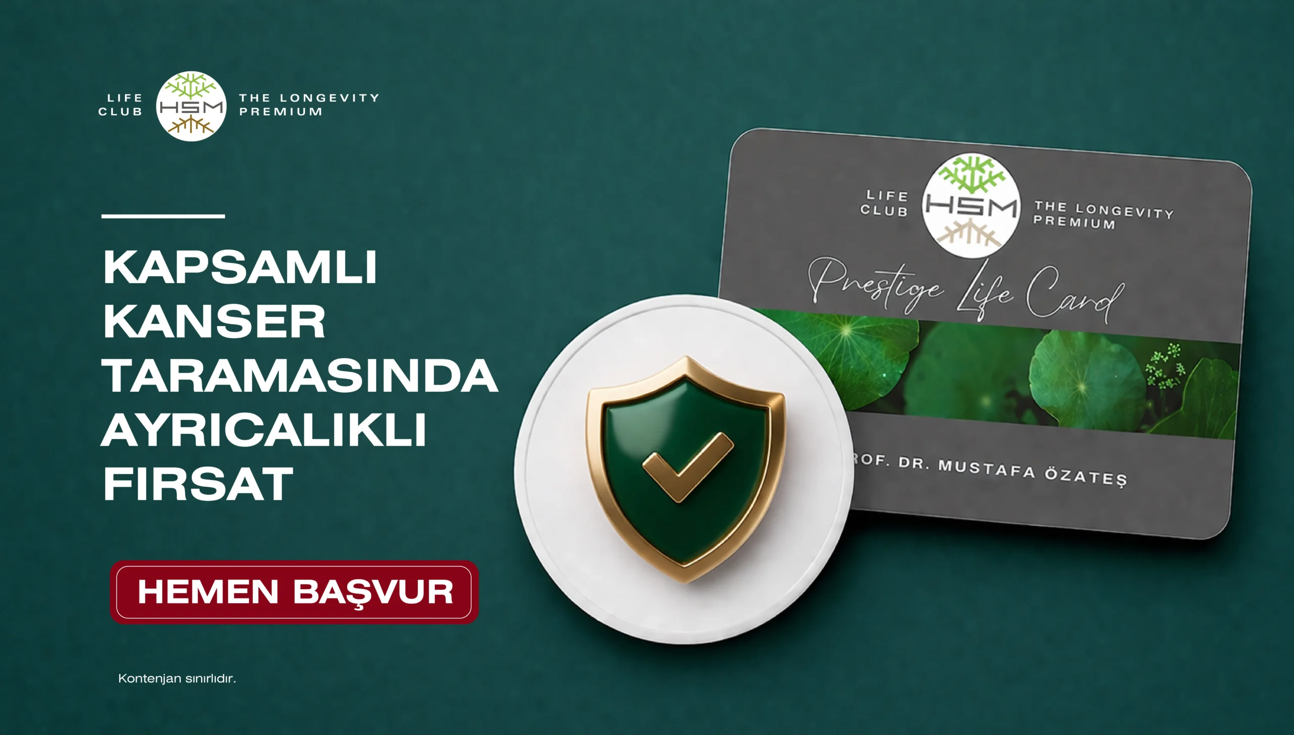 KAPSAMLI KANSER TARAMASI